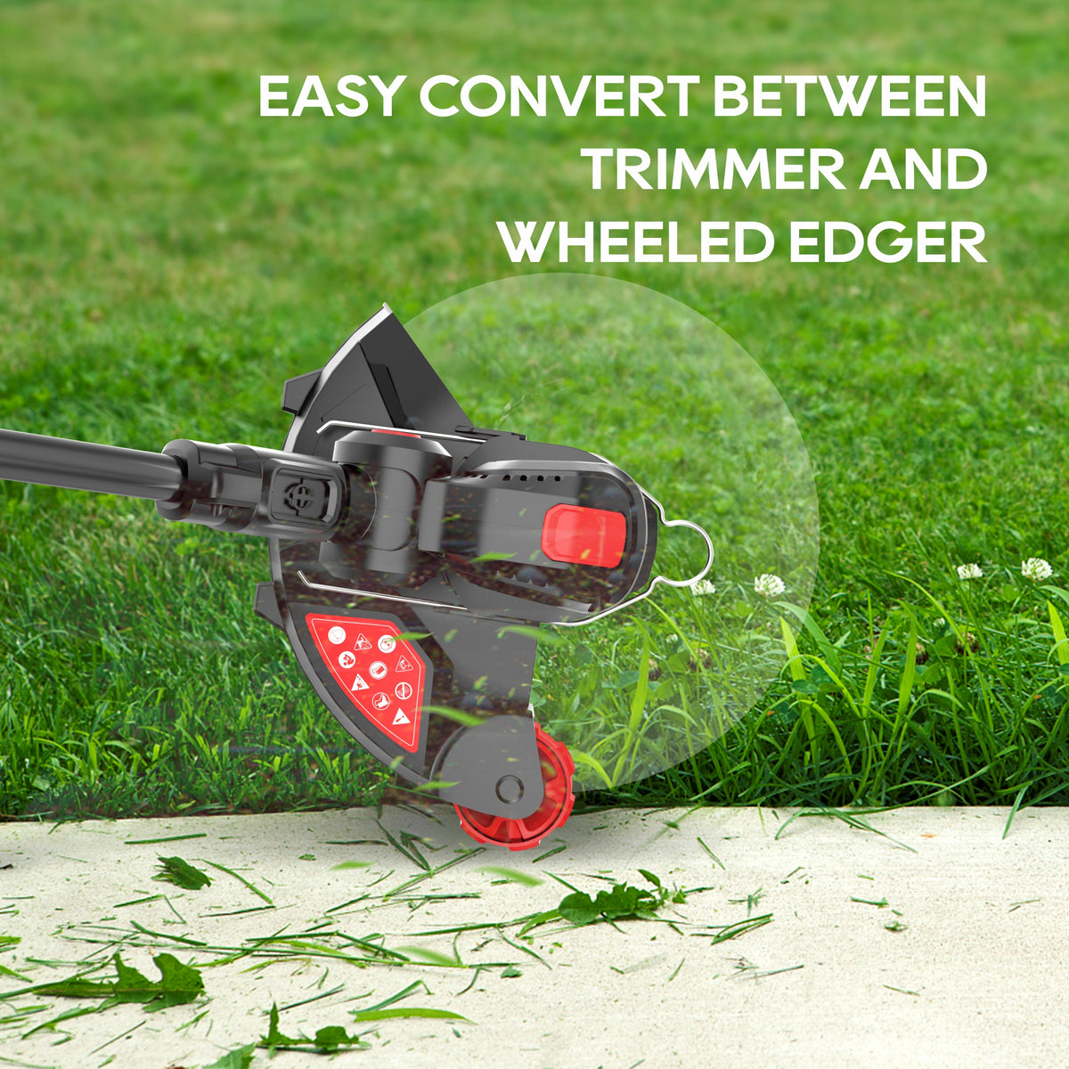 Ecomax 2-in-1 Cordless String Trimmer &amp; Edger