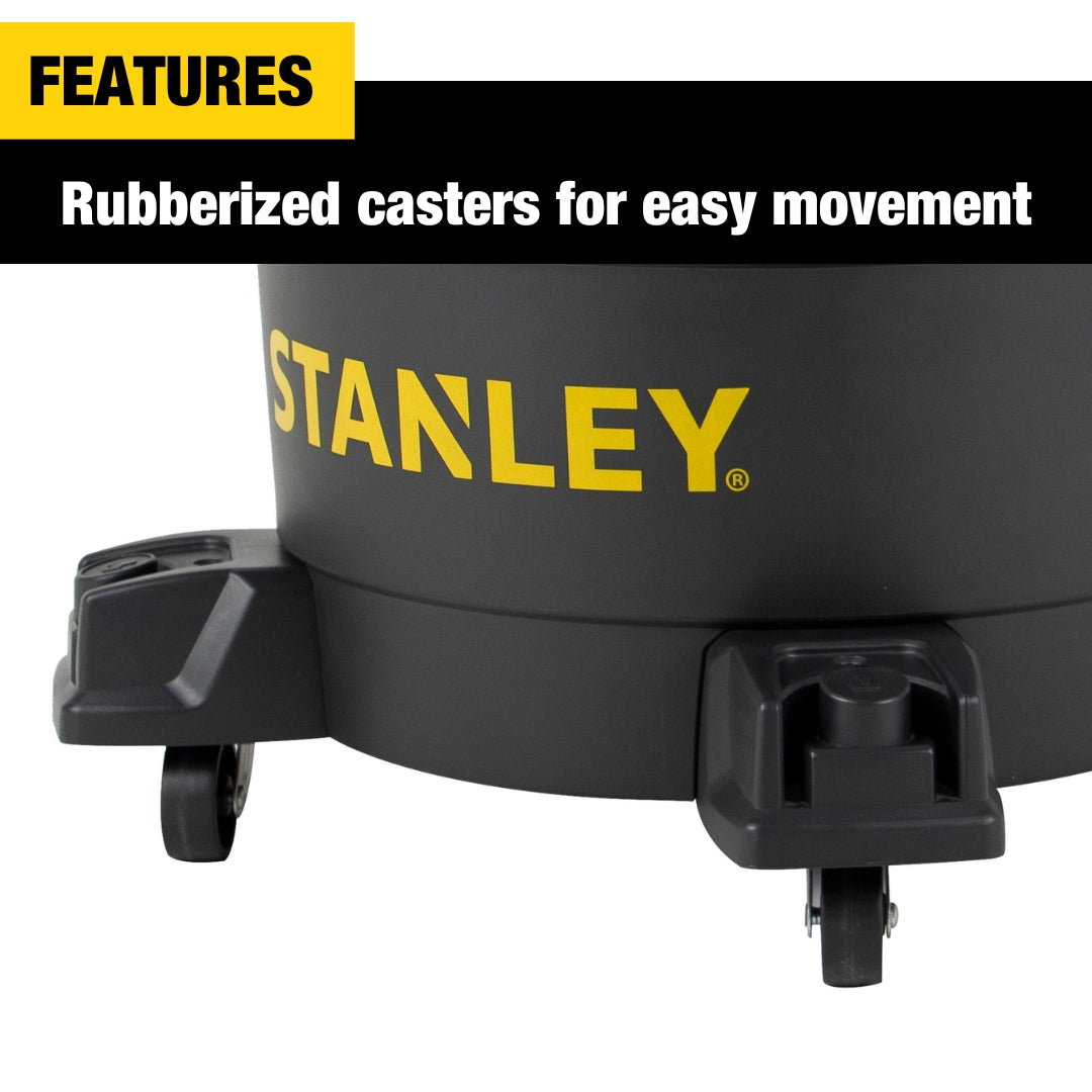 STANLEY 10-Gallon 4 HP Wet/Dry Shop Vacuum Cleaner, Powerful