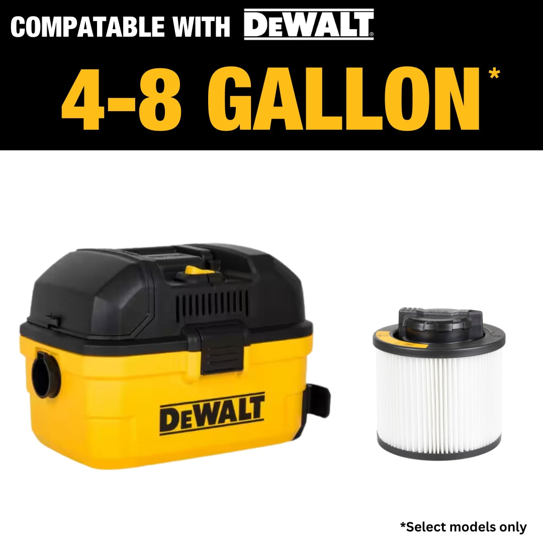 DXVC4001 DeWalt Standard Cartridge Filter DeWalt Wet Dry Vacuum