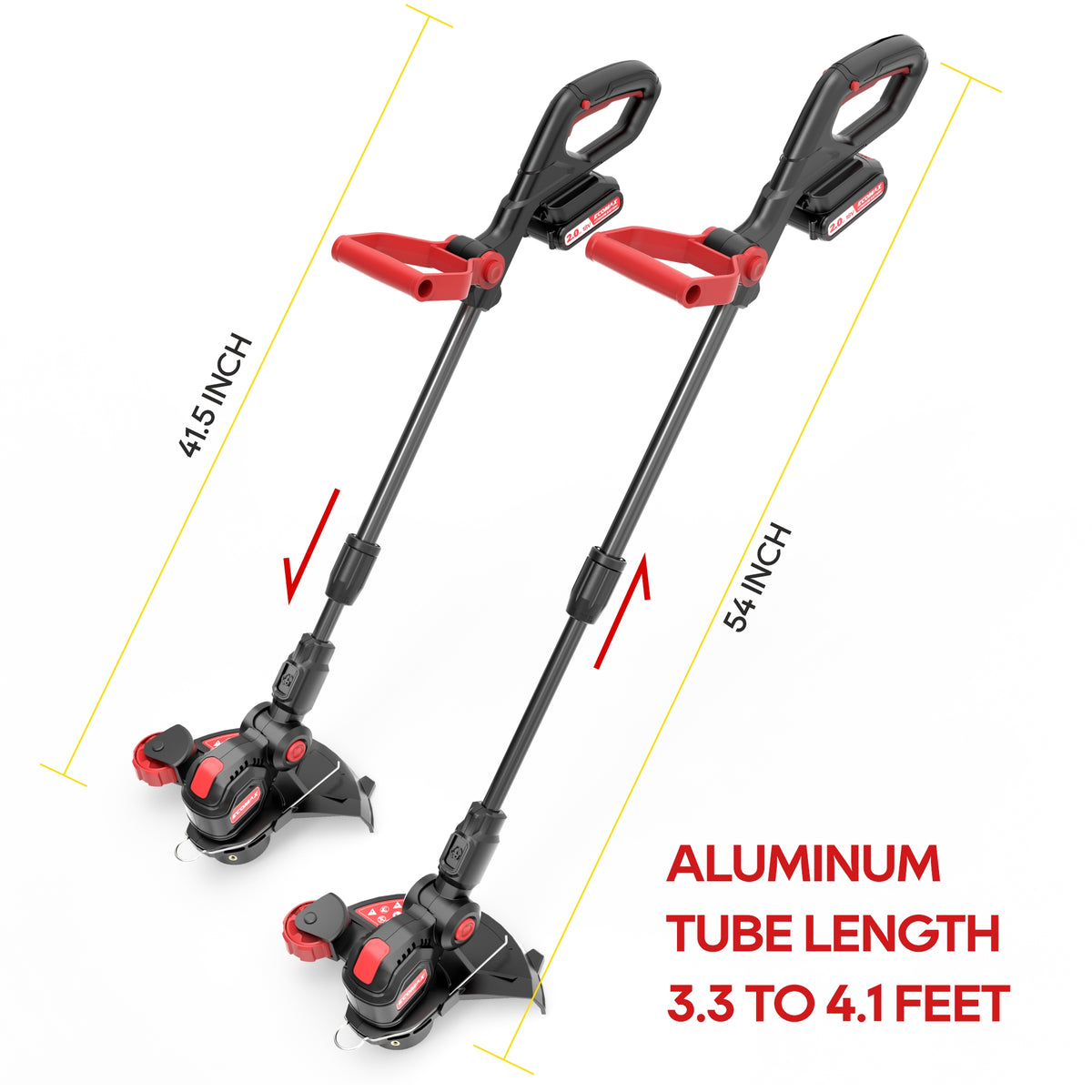 Ecomax 2-in-1 Cordless String Trimmer &amp; Edger