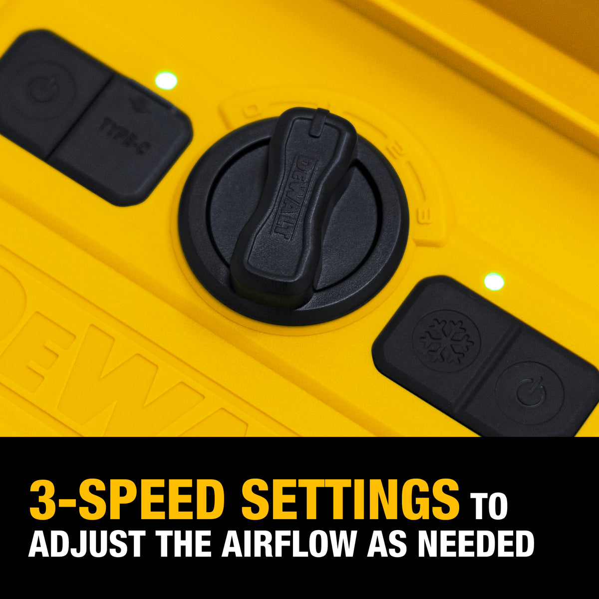 DEWALT 20V MAX Portable Air Cooler with Digital Display, 3-Speed-Tool Only DXACN01B