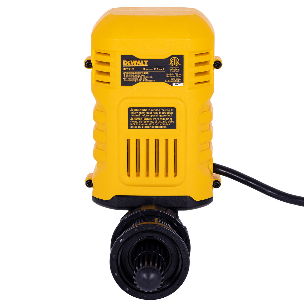 Dewalt DXVPA101 External Wet/Dry Vacuum Water Pump