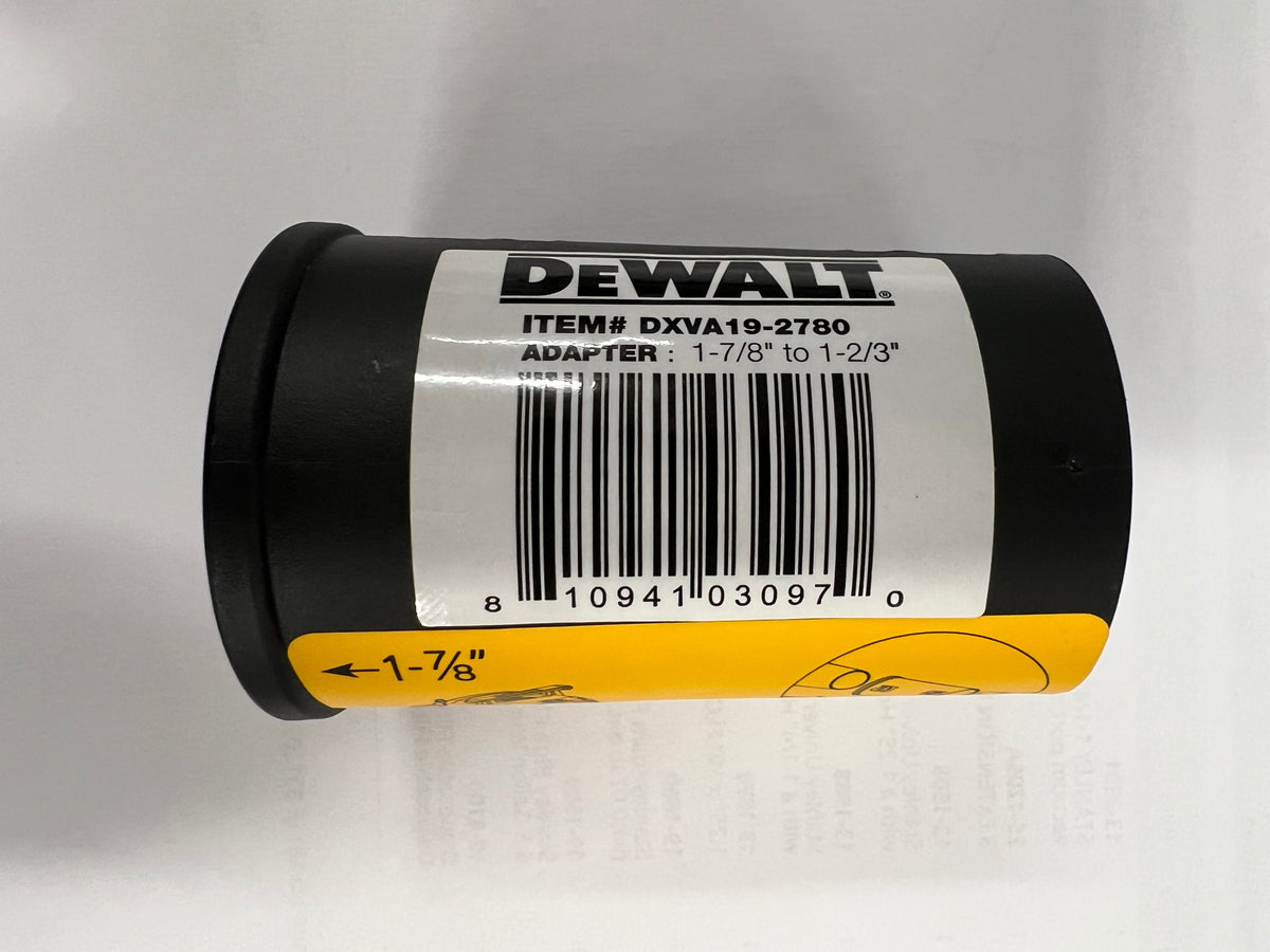 DXVA19-2780 DeWalt Adapter 1-7/8&quot; Hose to 1-2/3&quot; Power Tools for Dust Collection