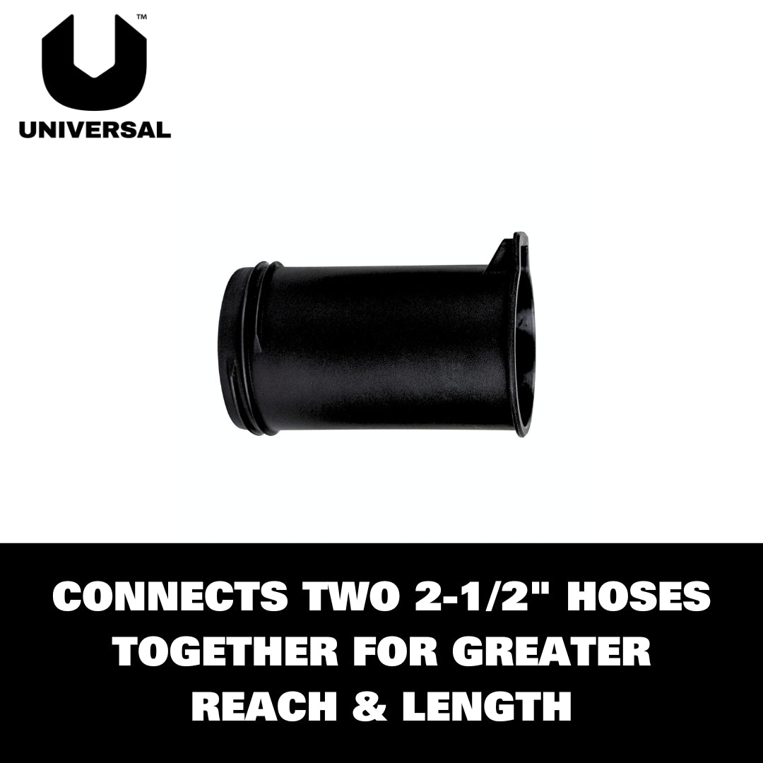 Universal ™ 2-1/2&quot; Hose Coupling for Connecting Two Hoses