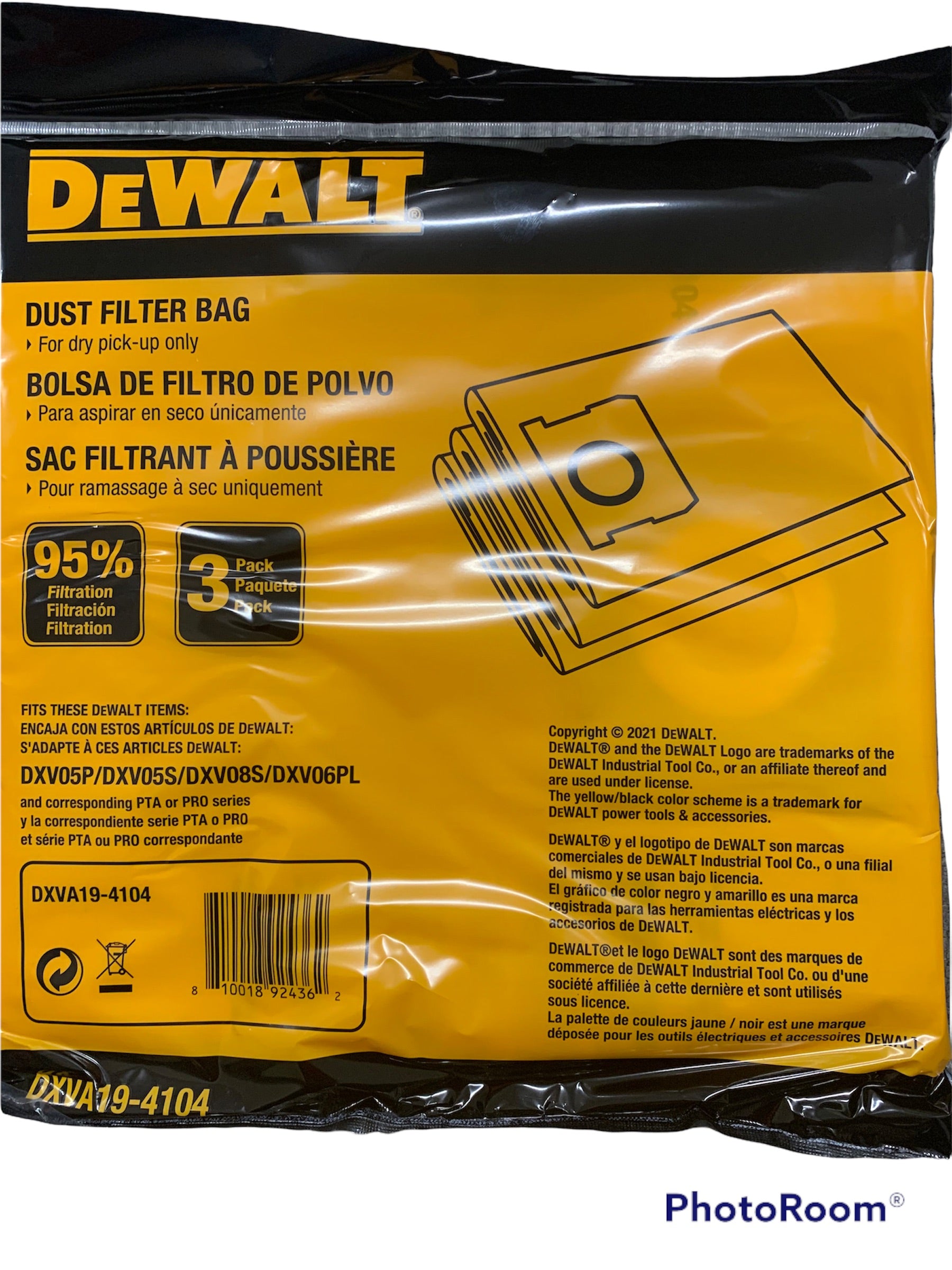 3 10PCS DXVA19-4101 DXVA19-4102 Shop Vac Bags for DeWalt 6-16 Gallon Wet Dry Vacuum DXV12P DXV14P DXV16P Vacmaster VHBM Dust Bag - 6 3 10PCS DXVA19-4101 DXVA19-4102 Shop Vac Bags for DeWalt 6-16 Gallon Wet Dry Vacuum DXV12P DXV14P DXV16P Vacmaster VHBM Dust Bag - 6