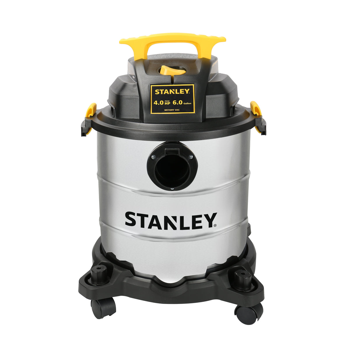 SL18116 - Stanley Stainless Steel Wet/Dry Vacuum- 6 gallon, 4.5 Peak HP