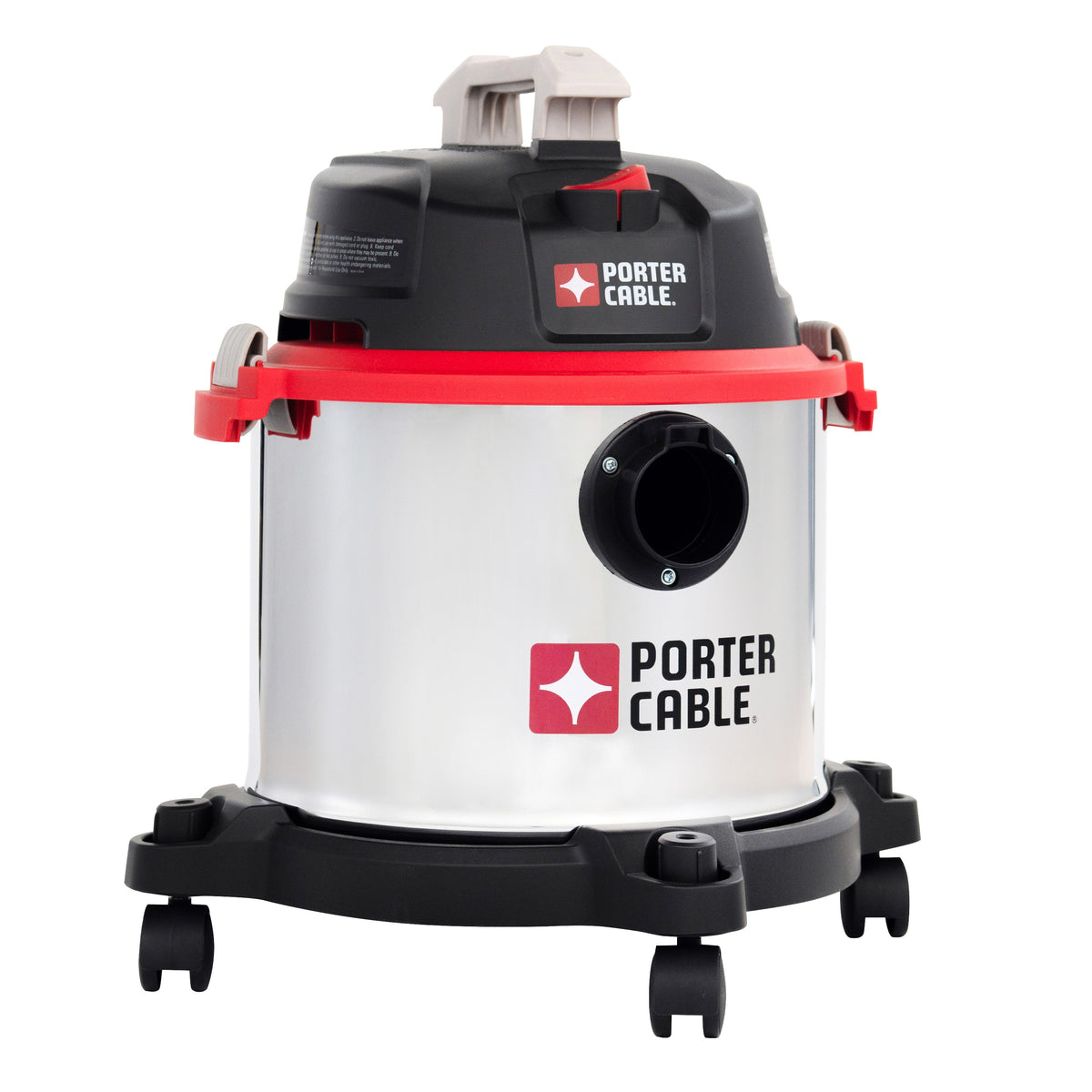 PCX18406-5B Porter-Cable 5 Gallon, 4 HP Stainless Steel Wet/Dry Vacuum