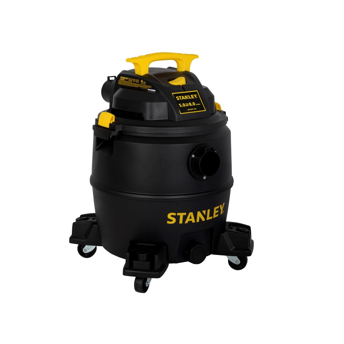 Stanley SL18117 Wet/Dry Vacuum, 8 Gallon, 4 Horsepower, 4.0 HP, Silver