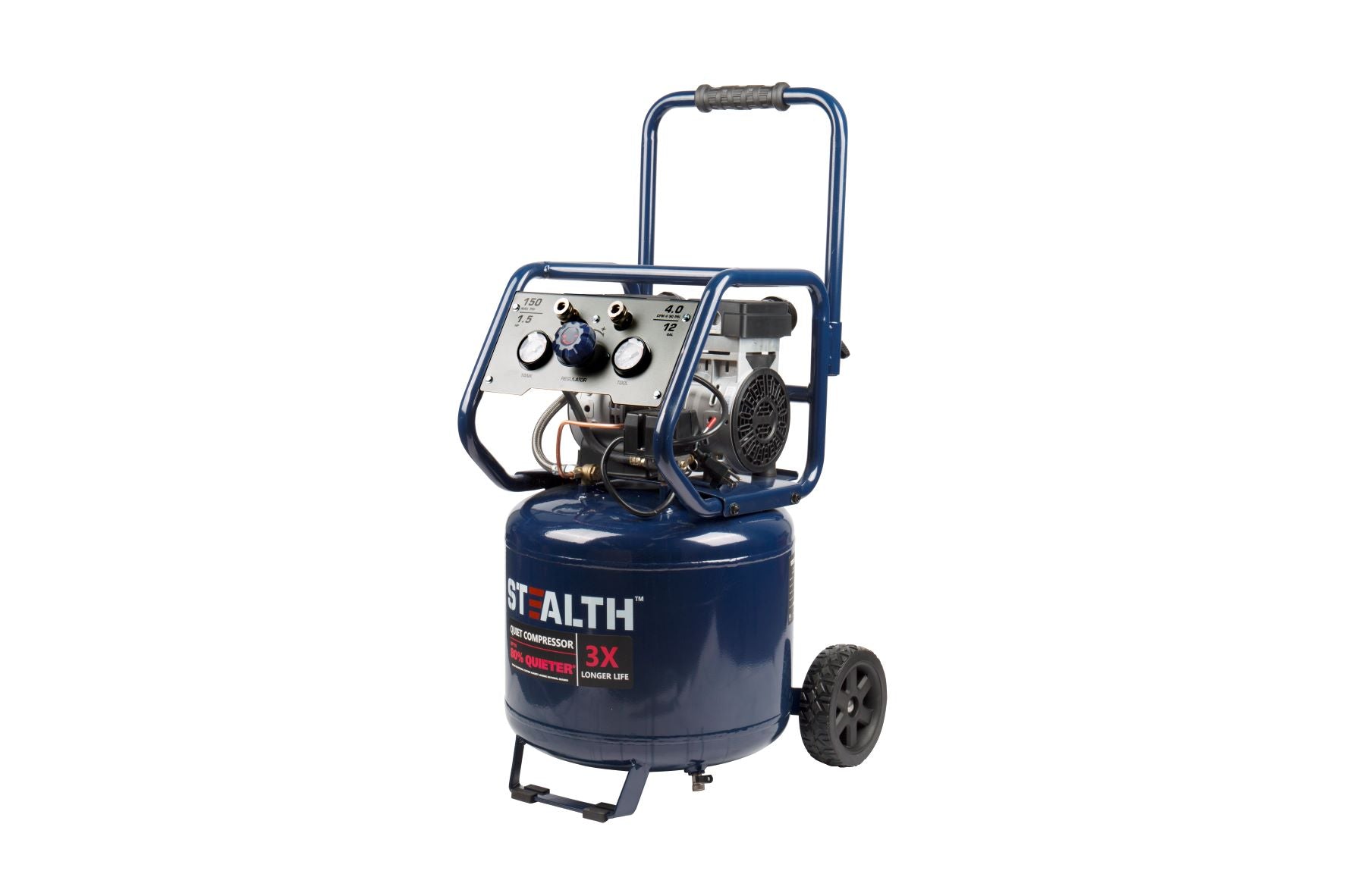 Stealth 12 Gallon Vertical Quiet Air Compressor - Alton